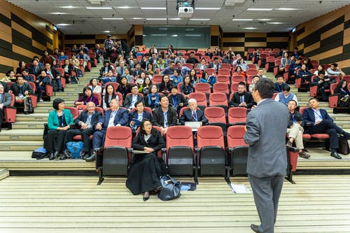 People at a conference